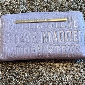 Steve Madden Lavender Embossed Wallet